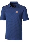 New York Mets Cutter and Buck Forge Pencil Stripe Polos Shirt - Blue