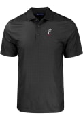 Cutter and Buck Black Cincinnati Bearcats Pike Eco Geo Print Polo