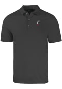 Cutter and Buck Mens Black Cincinnati Bearcats Forge Polo Shirt