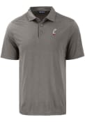 Cutter and Buck Mens Grey Cincinnati Bearcats Coastline Eco Polo Shirt