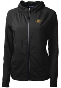 Grambling State Tigers Womens Cutter and Buck Adapt Eco Full Zip Jacket - Black
