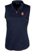 Syracuse Orange Womens Cutter and Buck Forge Tank Top - Navy Blue
