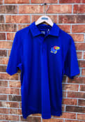 Kansas Jayhawks Cutter and Buck Genre Polo Shirt - Blue