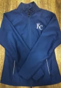 Kansas City Royals Womens Cutter and Buck Beacon Light Weight Jacket - Blue