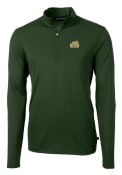 George Mason University Cutter and Buck Virtue Eco Pique 1/4 Zip Pullover - Green