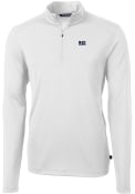 Jackson State Tigers Cutter and Buck Virtue Eco Pique 1/4 Zip Pullover - White