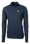 Marquette Golden Eagles Cutter and Buck Virtue Eco Pique 1/4 Zip Pullover - Navy Blue