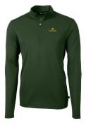 Notre Dame Fighting Irish Cutter and Buck Virtue Eco Pique 1/4 Zip Pullover - Green