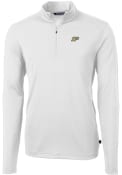 Purdue Boilermakers Cutter and Buck Virtue Eco Pique 1/4 Zip Pullover - White