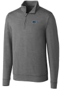 Florida Gators Cutter and Buck Shoreline Heathered 1/4 Zip Pullover - Charcoal