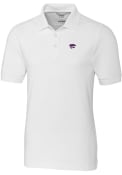 Cutter and Buck Mens White K-State Wildcats Advantage Polo Shirt