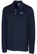 Jackson State Tigers Cutter and Buck Advantage Pique Polo Shirt - Navy Blue