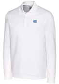 North Carolina Tar Heels Cutter and Buck Advantage Pique Polo Shirt - White