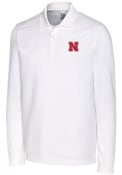 Nebraska Cornhuskers Cutter and Buck Advantage Pique Polo Shirt - White