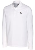 Virginia Cavaliers Cutter and Buck Advantage Pique Polo Shirt - White