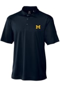 Michigan Wolverines Cutter and Buck Genre Polo Shirt - Navy Blue