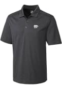 K-State Wildcats Cutter and Buck Chelan Polo Shirt - Charcoal