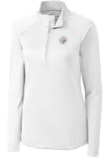 Pittsburgh Steelers Womens Cutter and Buck Evolve 1/4 Zip - White