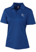 Kansas City Royals Womens Cutter and Buck DryTec Genre Polo Shirt - Blue