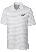 Philadelphia Eagles Cutter and Buck Franklin Stripe Polo Shirt - White