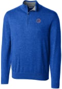 Boise State Broncos Cutter and Buck Lakemont 1/4 Zip Pullover - Blue