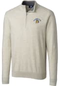 San Jose State Spartans Cutter and Buck Lakemont 1/4 Zip Pullover - Oatmeal