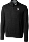 Texas A&M Aggies Cutter and Buck Lakemont 1/4 Zip Pullover - Black