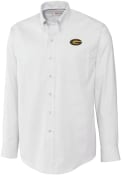 Grambling State Tigers Cutter and Buck Epic Easy Care Nailshead Dress Shirt - White