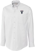 Howard Bison Cutter and Buck Epic Easy Care Nailshead Dress Shirt - White