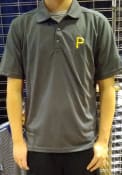 Pittsburgh Pirates Cutter and Buck Fairwood Polo Shirt - Grey