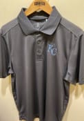 Cutter and Buck Kansas City Royals Mens Grey Fairwood Short Sleeve Polo Shirt
