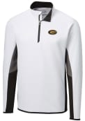 Grambling State Tigers Cutter and Buck Traverse Colorblock 1/4 Zip Pullover - White