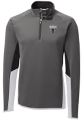 Howard Bison Cutter and Buck Traverse Colorblock 1/4 Zip Pullover - Grey