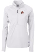 Maryland Terrapins Womens Cutter and Buck Adapt Eco Pullover - White