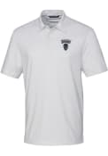 Howard Bison Cutter and Buck Pike Double Dot Polo Shirt - White
