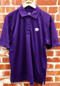 K-State Wildcats Cutter and Buck Genre Polo Shirt - Purple