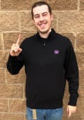 K-State Wildcats Cutter and Buck Lakemont 1/4 Zip Pullover - Black