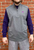 K-State Wildcats Cutter and Buck Shoreline Vest - Charcoal