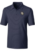Marquette Golden Eagles Cutter and Buck Forge Pencil Stripe Polo Shirt - Navy Blue