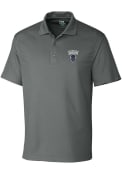 Howard Bison Cutter and Buck Drytec Genre Textured Polo Shirt - Grey