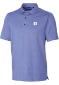 Duke Blue Devils Cutter and Buck Forge Heathered Polo Shirt - Blue