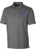 Duke Blue Devils Cutter and Buck Forge Heathered Polo Shirt - Charcoal