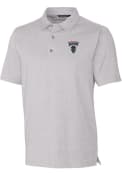 Howard Bison Cutter and Buck Forge Heathered Polo Shirt - Grey