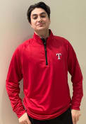 Texas Rangers Cutter and Buck Jackson 1/4 Zip Pullover - Red