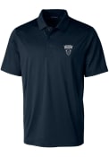 Howard Bison Cutter and Buck Prospect Textured Polo Shirt - Navy Blue