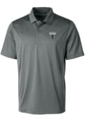 Howard Bison Cutter and Buck Prospect Textured Polo Shirt - Grey