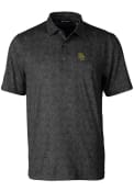 Baylor Bears Cutter and Buck Pike Constellation Polo Shirt - Black
