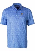 Kansas Jayhawks Cutter and Buck Pike Constellation Polo Shirt - Blue