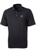 Georgia Bulldogs Cutter and Buck Virtue Eco Pique Polo Shirt - Black