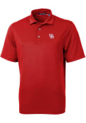 Houston Cougars Cutter and Buck Virtue Eco Pique Polo Shirt - Red